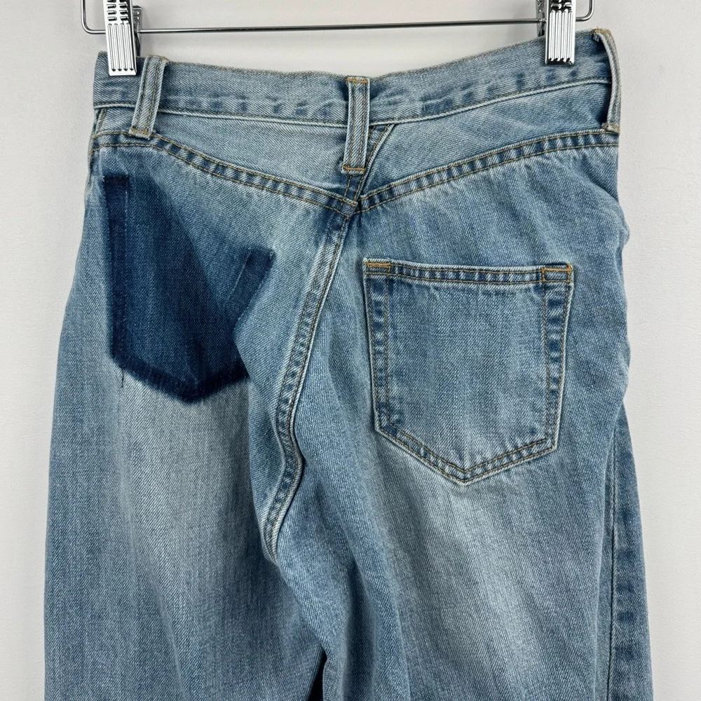 Ann Andelman Women Lizard‎ Patch Denim Jeans Size 24
